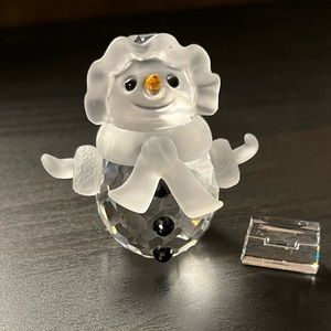 Swarovski Figurine 655376 Snowwoman With Handbag 2 1/8 in Box